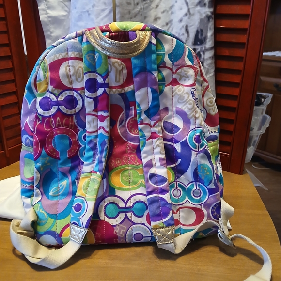 Coach Multicolor Graphic Mini Backpack - Picture 5 of 8